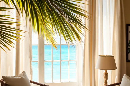 Bright Boca Raton interior with palm trees and natural light – Salon Sora, Boca Raton