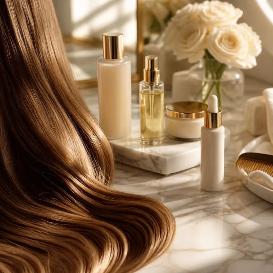 Professional hair care products and tools – illustrating “How do I stop my color from fading so fast?”