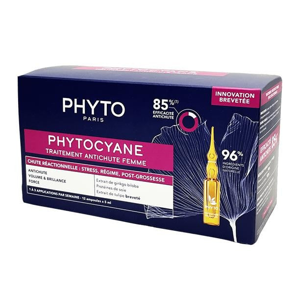 Phyto Phytocyane Woman Reactional Hair Loss 12 X